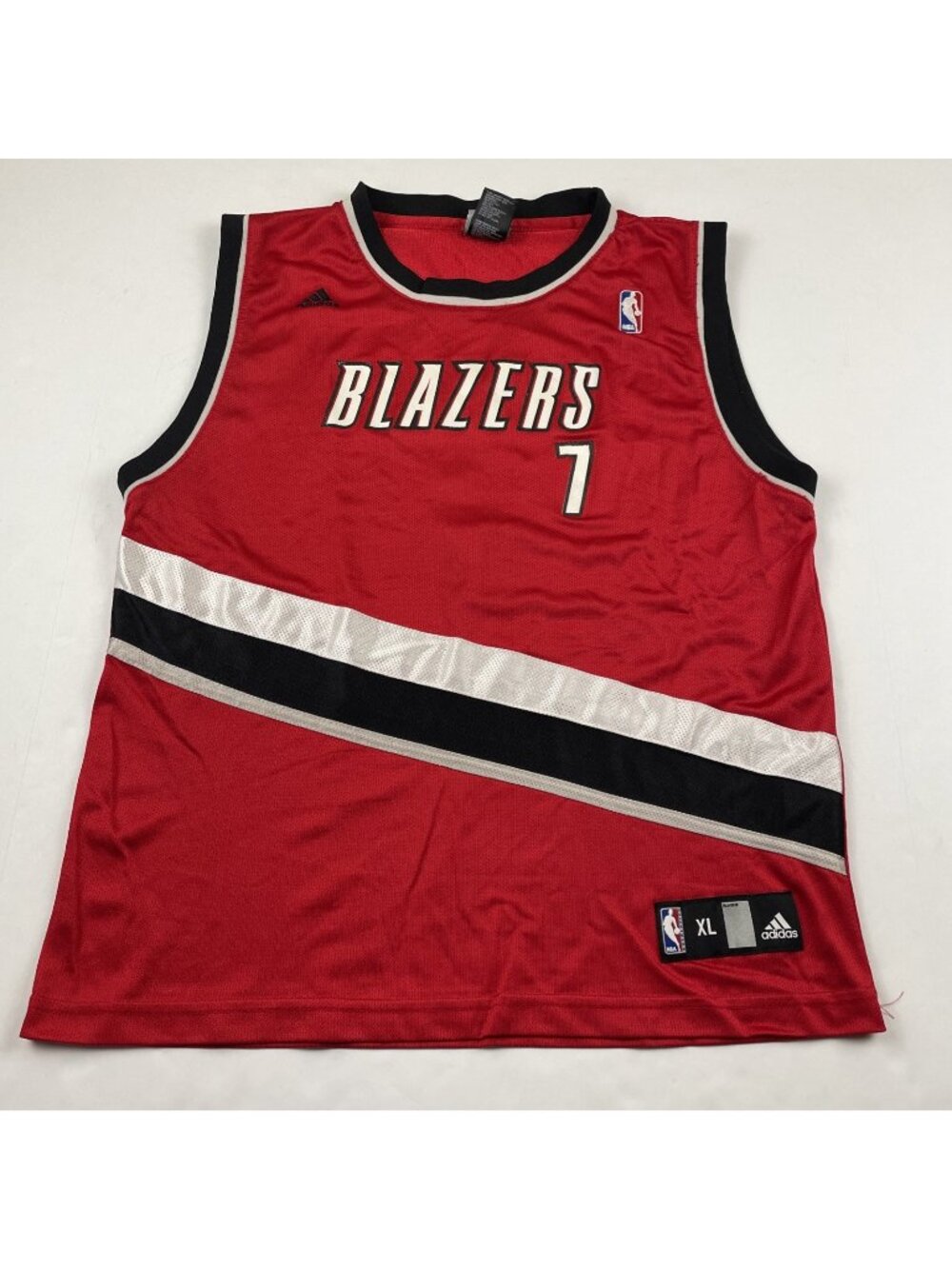 Adidas Portland Trailblazers #7 Brandon Roy Jersey Youth Size XL (18-20)